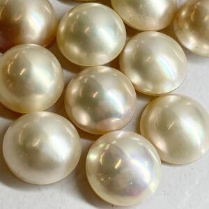 ●マベパール12点おまとめ● d 13.5-14.0mm 20g/100ct pearl パール 半円真珠 ジュエリー jewelry 裸石 宝石 