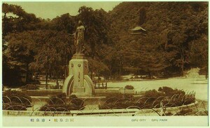岐阜 岐阜公園 女性像の噴水