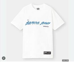 § GU BiSH graphic T white S complete sale goods 