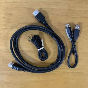HDMIケーブル USBケーブル イヤホン延長ケーブル ケーブル類まとめ売り PC,PS5,NintendoSwitchなどに