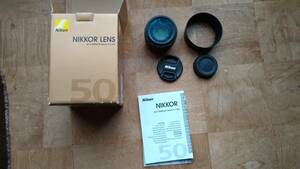 ニコン Nikon AF-S NIKKOR 50mm F1.8G　メイドインチャイナ