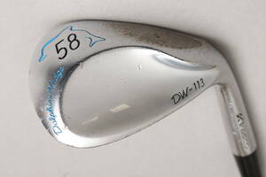 100円～ キャスコ ドルフィン ウェッジ《58°》Kasco Dolphin Wedge DW-113 N.S.PRO スチール ゴルフクラブ ＃120※G527