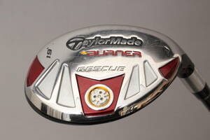 100円～【美品】テーラーメイド ユーティリティ《3U/19》TaylorMade BURNER RESCUE《S》REAX SUPERFAST 65 カーボン ゴルフ ＃140※G618