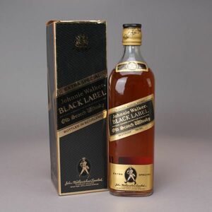 100円～ 未開栓 Jonnie Walker BLACK LABEL ジョニーウォーカー スコッチ ウイスキー 750ml 古酒 お酒 アルコール ヴィンテージ #60※181