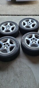 中古 トヨタ アリスト 純正ホイール スタッドレス付 225/55R16