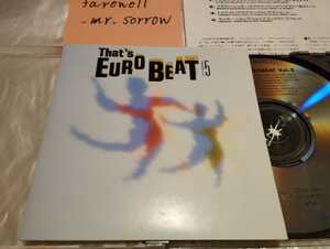 THAT'S EUROBEAT ザッツ・ユーロビート VOL.5 CD 帯無し Alfa 32XB-251 ジプシー＆クイーン BODY HEAT PRESET TASHA PATTY DEVICK CSR刻印