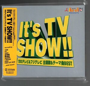 ■It’s TV SHOW!!■TBSテレビ＆フジテレビ主題歌＆テーマ曲BEST■♪ZARD♪T-BOLAN♪WANDS♪稲葉浩志(B’z)♪DEEN♪大黒摩季♪■盤面良好■