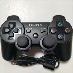 【分解清掃】【誤作動対策済】PS3 プレステ3 DUALSHOCK3 SONY コントローラー 純正品　 動作確認済み　メンテナンス済　1569