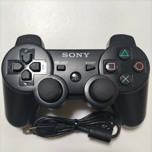 【分解清掃】【誤作動対策済】PS3 プレステ3 DUALSHOCK3 SONY コントローラー 純正品　 動作確認済み　メンテナンス済　1572