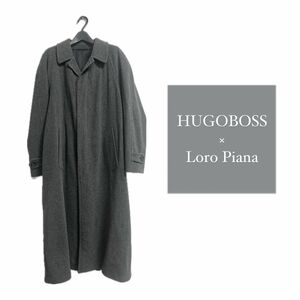 HUGOBOSS×Loro Piana カシミヤ混ステンカラーコート ヒューゴボス×ロロピアーナ