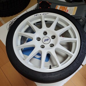 スズキスポーツ　スポーツラインTMC 17インチ7J+40　5穴ピッチ114.3　４本セット　205/40/R17 ナンカンAR-1