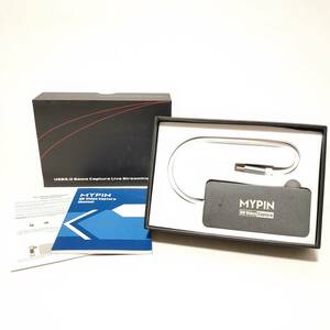 「一円スタート」MYPIN HDMI Type-C USB3.0ビデオキャプチャー VG0085「 1円」AKI01_1060