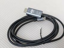 【一円スタート】YSKJ USB Type-C to HDMI変換ケーブル 4K映像出力 2M「1円」IKE01_0835_画像1