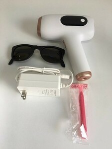 【一円スタート】cydtion 脱毛器 IPL脱毛器 パルス光 5段階調節 男女兼用 体毛除去 全身使用可 ホワイト 1円 ☆A03674☆