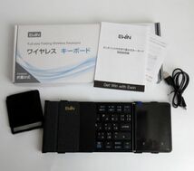 【1円スタート】EWiN ワイヤレスキーボード 折り畳み JIS日本語配列 スマホ タブレット PCに対応 1円 TER01_0710_画像1