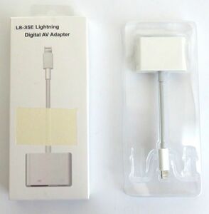 【1円スタート】ライトニング変換ケーブル Apple Lightning デジタル AVアダプタ 1円 TER01_0650