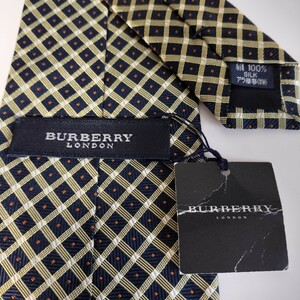 BURBERRY LONDON (バーバリーロンドン)チェックホースロゴネクタイ新品　未使用　タグ付き