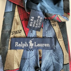 RALPH LAUREN（ ラルフローレン)ヨット柄ネクタイ