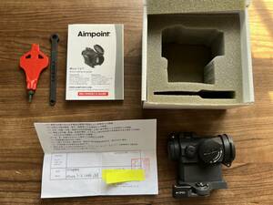 実物　保証書付き　AIMPOINT T2　ドットサイト　＋　実物　LaRue Tactical Aimpoint Micro Mount LT660