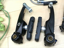 大特価sale!! DAHON 完成車外し 未走行品!! TEKTRO MINI V-BRAKE SET BK ミニVブレーキ 95mm ダホン クロス ロード ミニベロ 送料520円!!_画像2