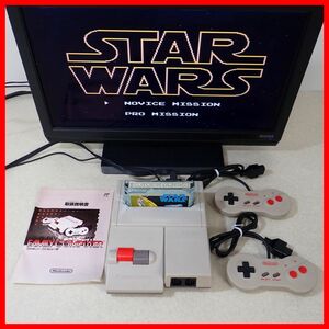 ☆動作品 FC ニューファミコン HVC-101 本体 + ソフト STAR WARS まとめてセット 任天堂 Nintendo 説付【10