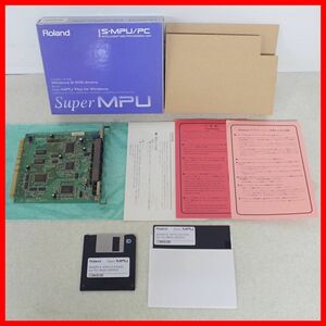 ☆Roland MIDIインターフェイスボード SuperMPU S-MPU/PC ローランド 箱説付 動作未確認【10