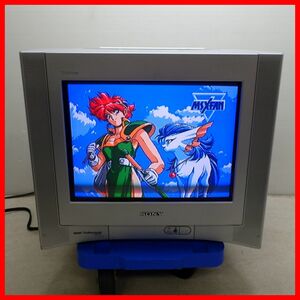 ◇SONY トリニトロン カラーテレビ KV-14DA75 14型 WOW/TruSurround SRS ブラウン管 ソニー 現状品【40