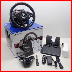 1円〜 動作品 海外版 PS5/PS4/PC スラストマスター T128 レーシングホイール コントローラー THRUSTMASTER Racing Wheel 箱説付【20