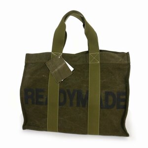 未使用品 レディメイド　READYMADE 23SS EASY TOTE L KHAKI イージートート バッグ 大 ヴィンテージコットン カーキ メンズ