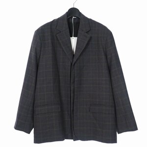 ヨーク YOKE 21AW DETACHABLE COLLAR JACKET デタッチャブル カラー ジャケット チェック 1 黒 ブラック YK21AW0253J メンズ