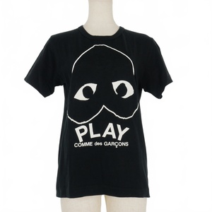 プレイコムデギャルソン PLAY COMME des GARCONS ハート ロゴプリント Tシャツ カットソー 半袖 L 黒 ブラック AZ-T113 AD2016