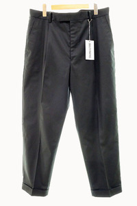 ワコマリア WACKO MARIA Pleated Trousers Type 1 スラックス パンツ Black／XXL【ブランド古着ベクトル】231203 メンズ