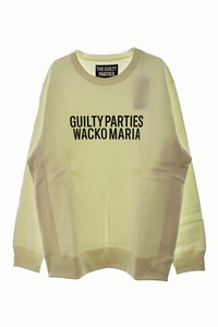 ワコマリア WACKO MARIA 23SS HEAVY WEIGHT CREW NECK SWEAT SHIRT スウェット WHITE／L【ブランド古着ベクトル】231203 メンズ