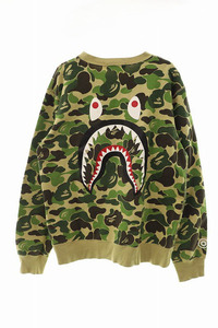 アベイシングエイプ A BATHING APE ABC SHARK CREWNECK クルーネックスウェットトレーナー L【ブランド古着ベクトル】231222 メンズ