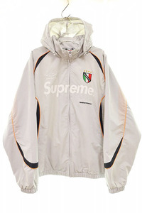 シュプリーム SUPREME 22SS Umbro Track Jacket XL サイズ Grey アンブロ トラック ジャケット グレー 【ブランド古着ベクトル】231228☆AA