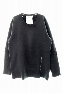 nude:masahiko maruyama ヌード マサヒコ マルヤマ　 21AW Garment Dyeing プルオーバースウェット2　231225● メンズ レディース