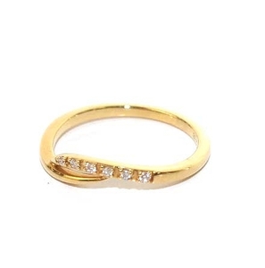 Vendome Aoyama Vandome Aoyama Minky Ring Ring Diamond K18 5 Желтое золото /К.