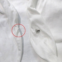 アリクス 1017 ALYX 9SM Tシャツ ロング 半袖 バックプリント ロゴ クルーネック ビッグシルエット 白 ホワイト M ■RF レディース_画像9