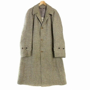 ハリスツイード Harris Tweed tailored by siebler cincinnati チェスターコート ウールツイード ヴィンテージ ビンテージ 茶系 ブラウン系