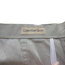 カルバンクラインスポーツ Calvin Klein SPORT スカート タイト スリット コットン 15 国内正規 グレー レディース_画像3