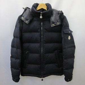 モンクレール MONCLER montgenevre モンジュネーブ ダウンジャケット ウール ネイビー 紺 0 XSサイズ相当 メンズ