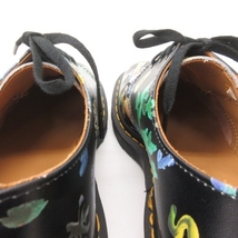 DR.MARTENS × yohji yamamoto × Supreme 美品 22AW 3eye-Shoe Black 3ホール ブーツ 総柄 黒 UK7 約27cm_画像7