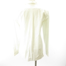 ユニクロ UNIQLO +J シャツ 白シャツ ドレスシャツ 長袖 白 ホワイト S STK レディース_画像3
