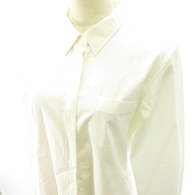 ユニクロ UNIQLO +J シャツ 白シャツ ドレスシャツ 長袖 白 ホワイト S STK レディース_画像5