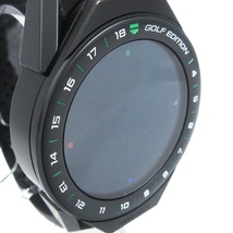 タグホイヤー コネクテッド モジュラー ゴルフエディション スマートウォッチ 腕時計 充電式 タッチ操作 SBF8A8031 黒 ■SM1 メンズ_画像2