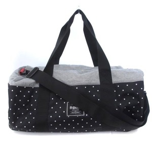 ハーシェル HERSCHEL ×STUSSY ステューシー ボストンバッグ ドット 水玉 グレー ブラック 鞄 ■GY01 メンズ