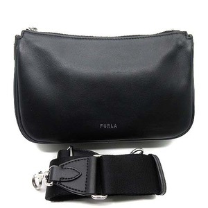 フルラ FURLA ムーン スモール ショルダーバッグ MOON S SHOULDER BAG レザー ブラック 黒 レディース