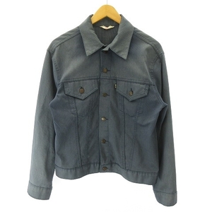 リーバイス Levi's 70505 BIG E 70s 80s 美品 トラッカー ジャケット ブルゾン コットンピケ ヴィンテージ USA製 刻印529 ネイビー メンズ