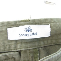 アーバンリサーチ サニーレーベル URBAN RESEARCH Sonny Label ワイド パンツ ベイカーパンツ 綿 36 カーキ kz6658 レディース_画像4