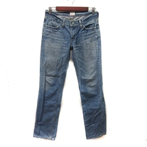 リーバイス レッドループ LEVI'S redloop パンツ デニム ジーンズ ダメージ加工 28 青 ブルー /YI レディース_画像1